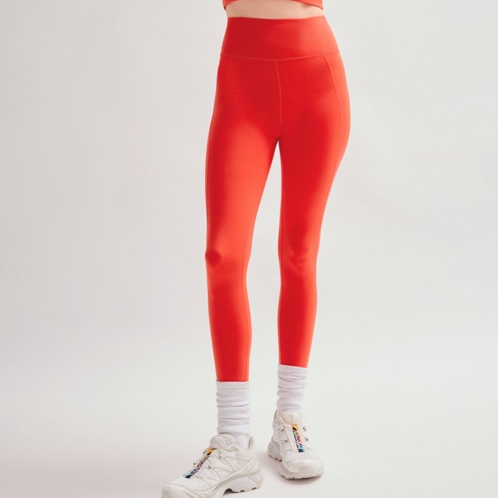 girlfriend collective Redwoods Orange Compressive High-Rise Legging Size: Small - Picture 5 of 7